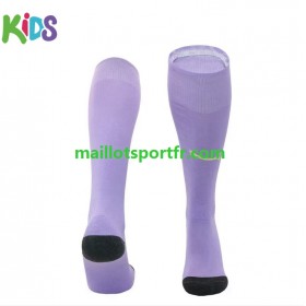 Manchester City Gardien Enfant Exterieur Chaussettes Violet 2023/24